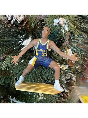 Reggie Miller Indiana Pacers Vintage 90s Starting Lineup Christmas Tree Ornament